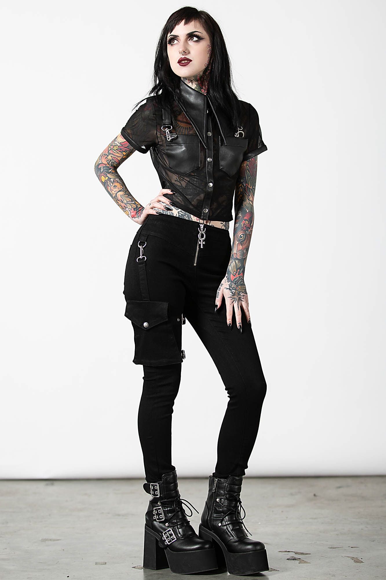 Killstar Zodiac Harness Jeans