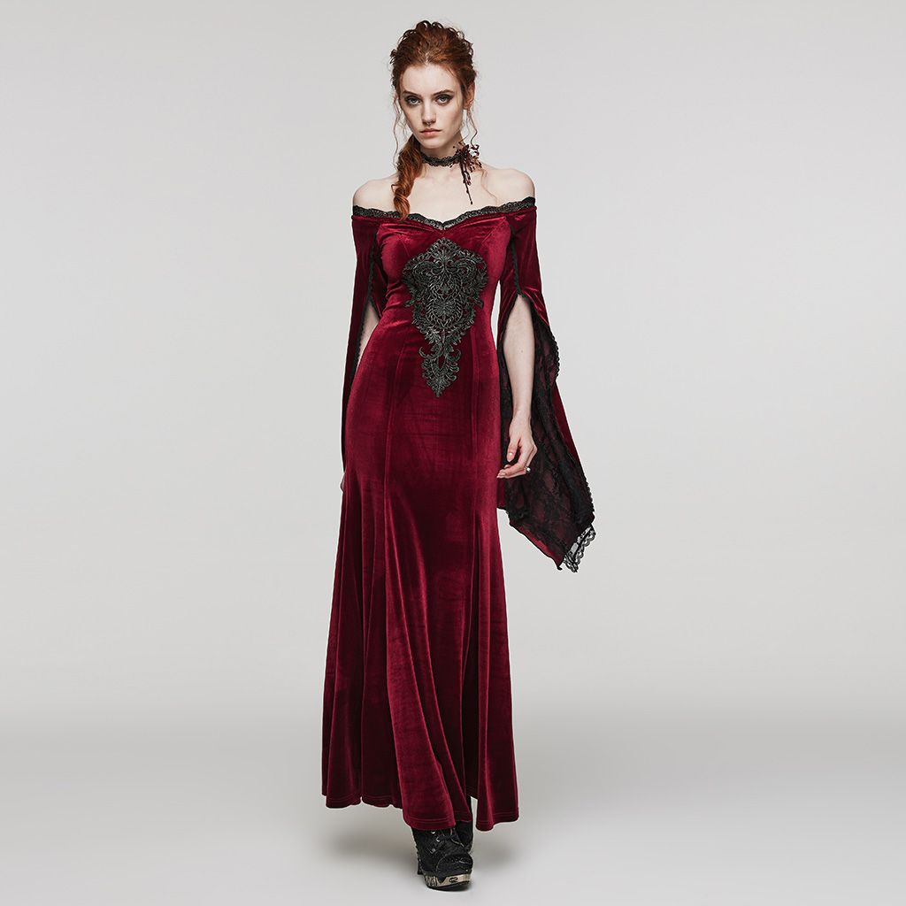 Superstition Dress Red - Black