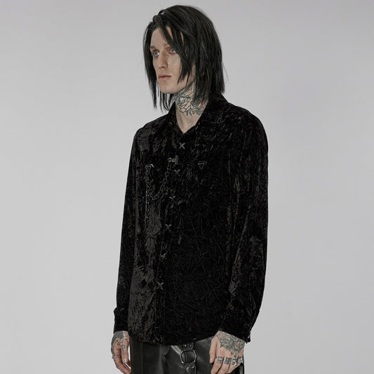Crushed Shirt Zwart