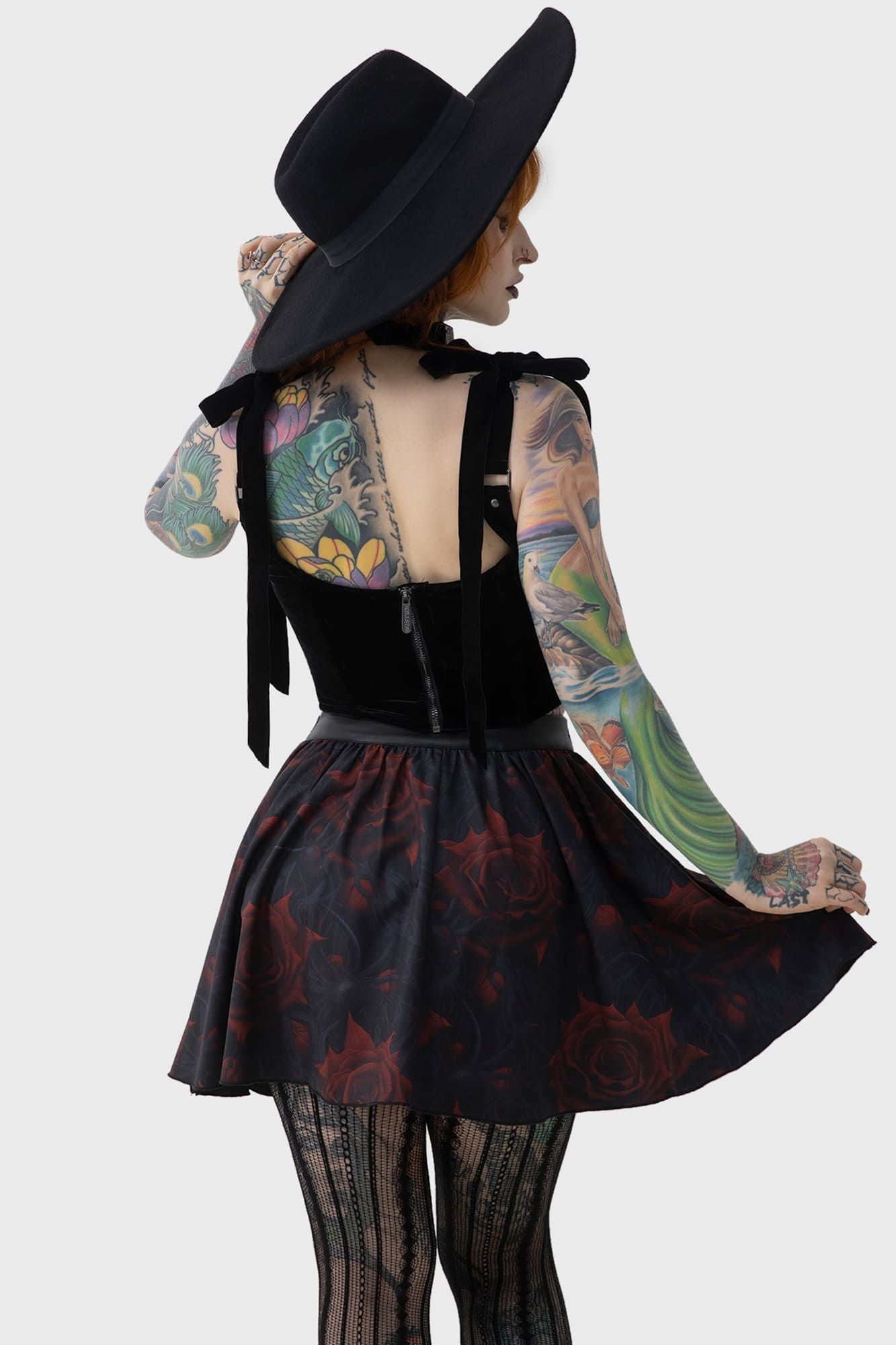 Killstar Blood Rose Mini Jurk