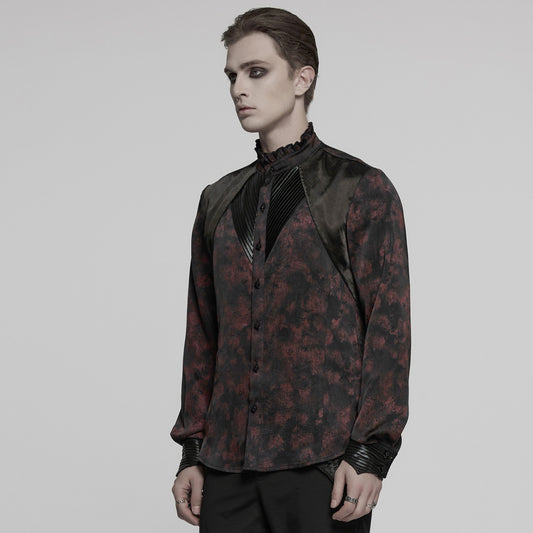 Punk Rave On My Way Shirt Zwart - Rood