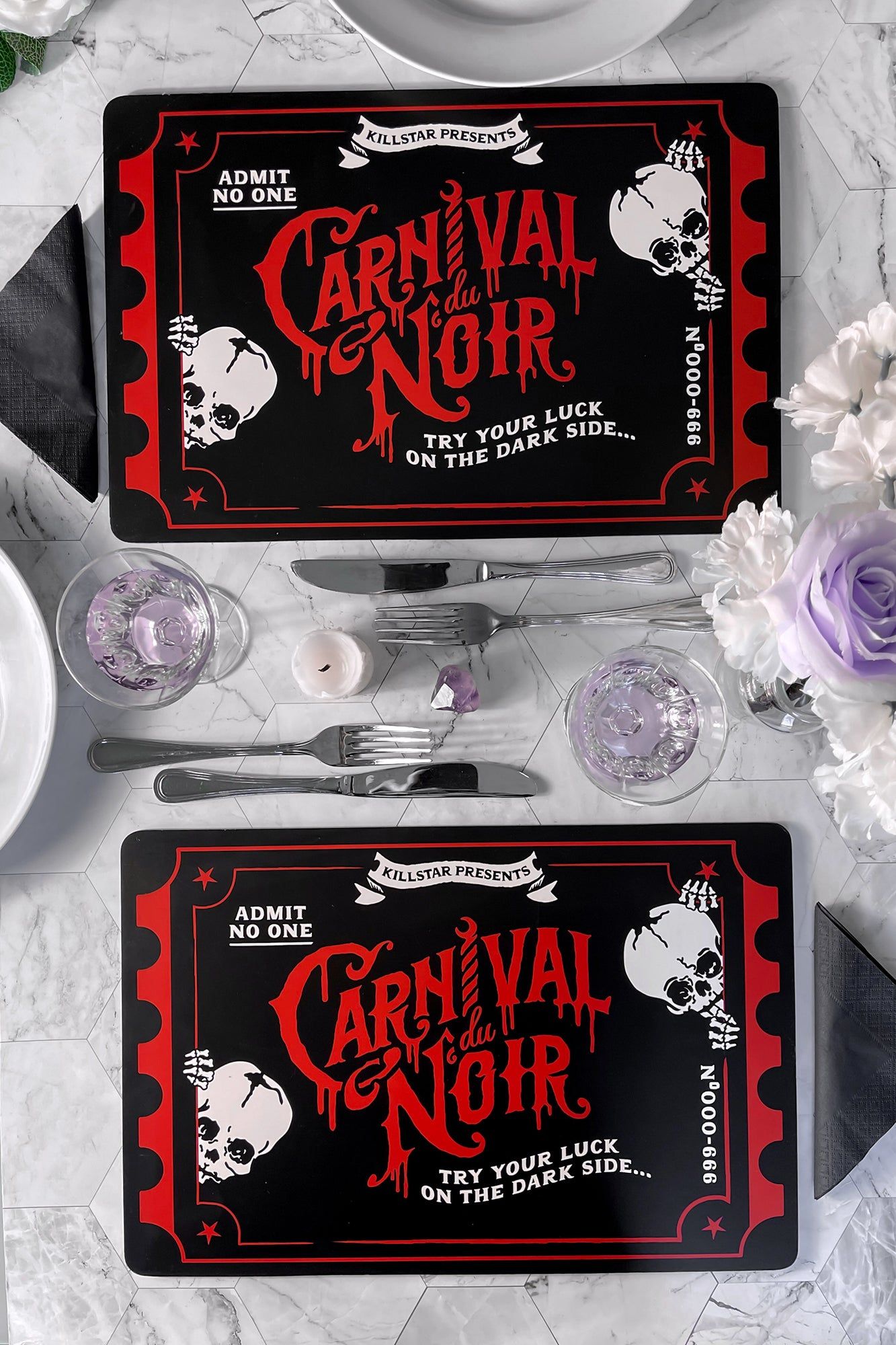 Killstar Sideshow Placemats (4 Stuks)