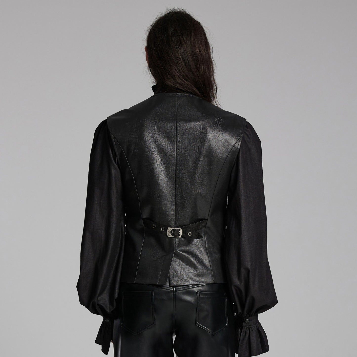 It's Time Waistcoat Zwart