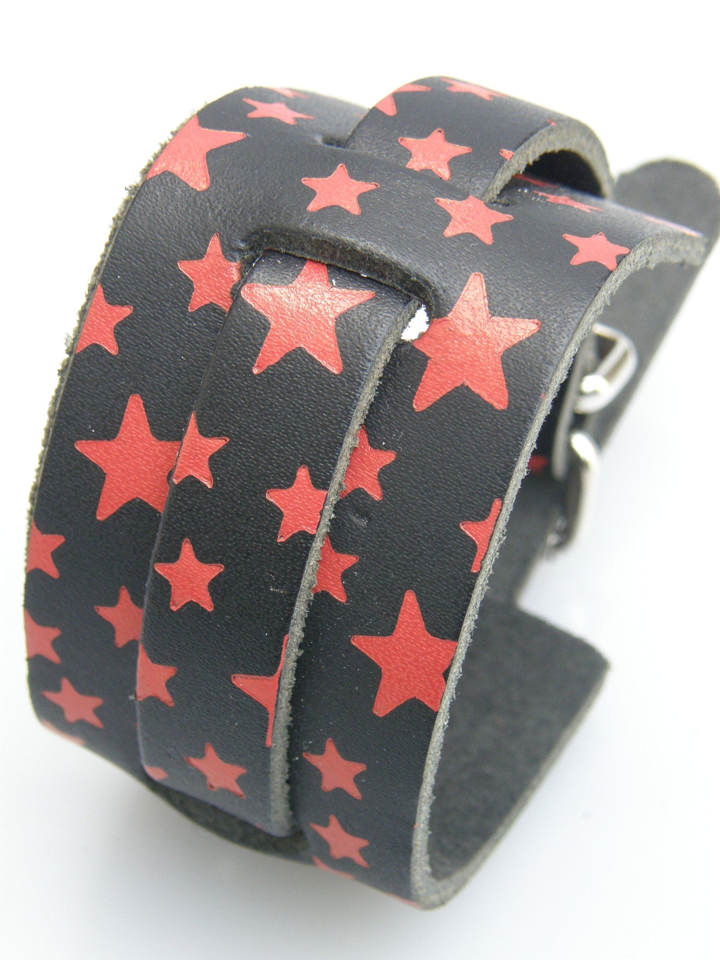 Polsband Watch Strap Multi Stars Print