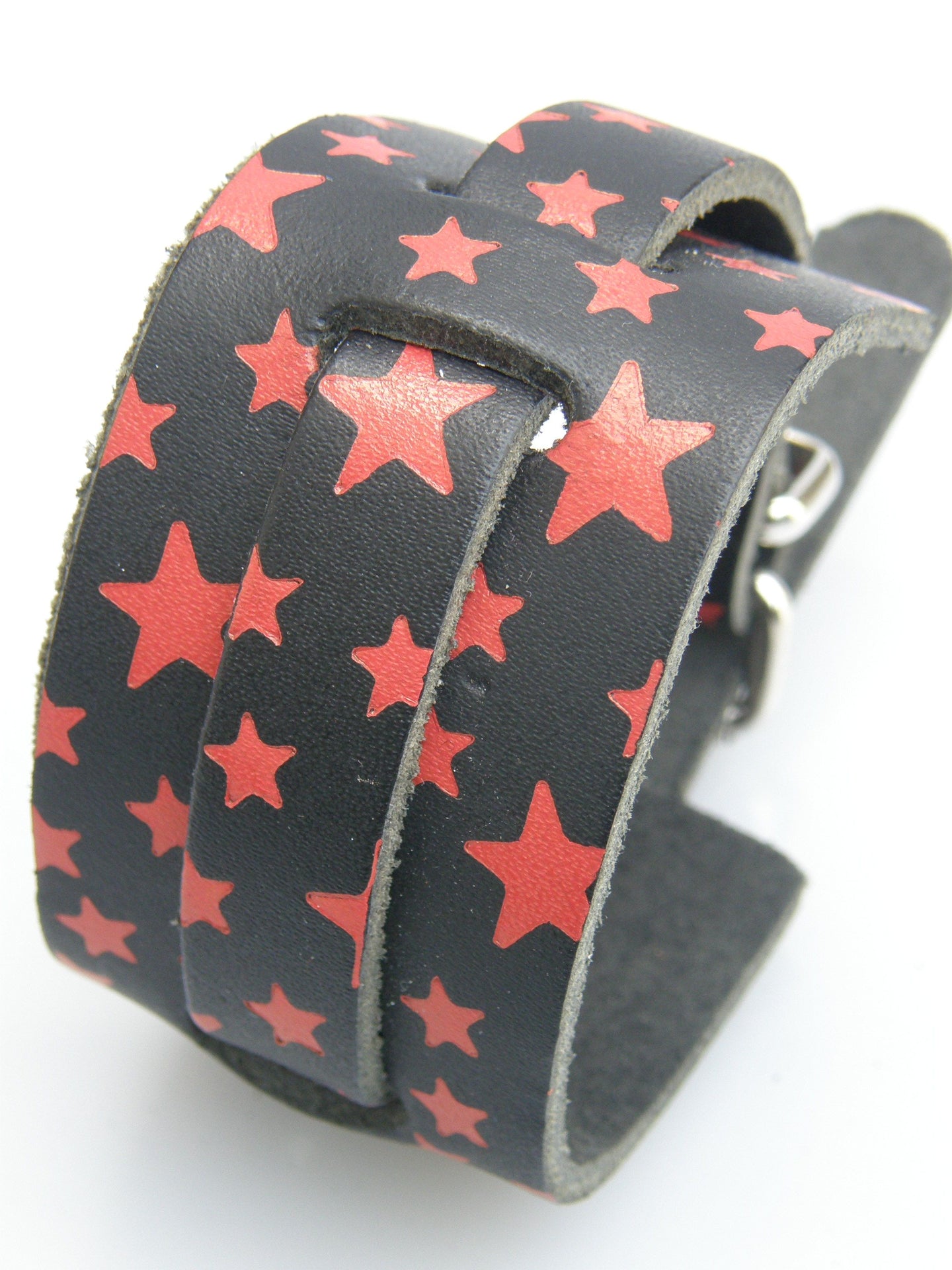 Polsband Watch Strap Multi Stars Print