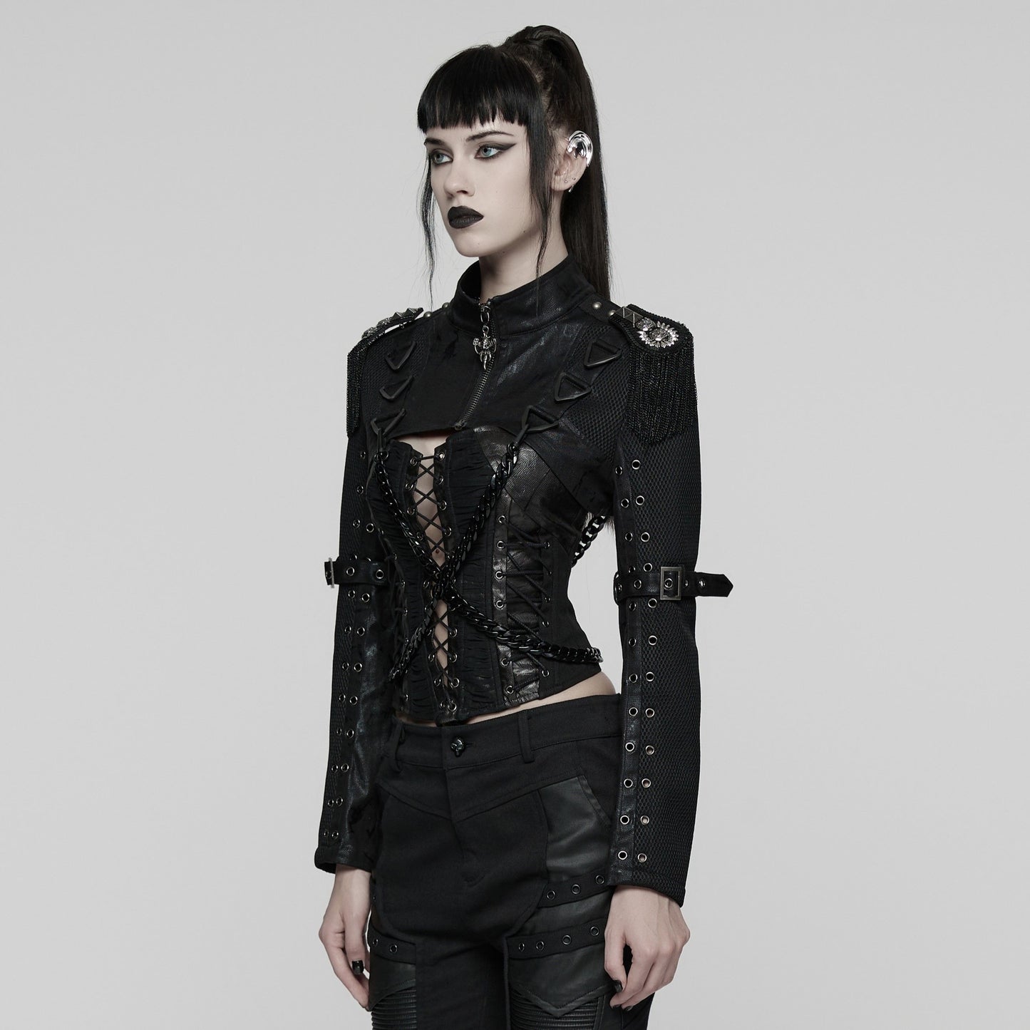 Punk Rave Black Mission Shrug Dames