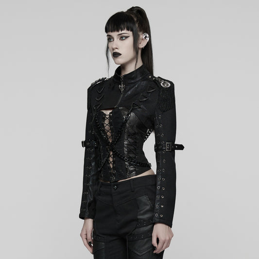 Punk Rave Black Mission Shrug Dames