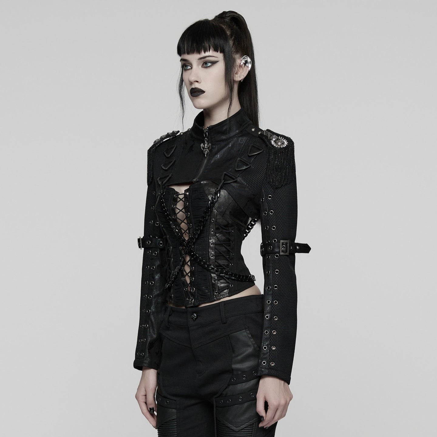 Punk Rave Black Mission Shrug Dames