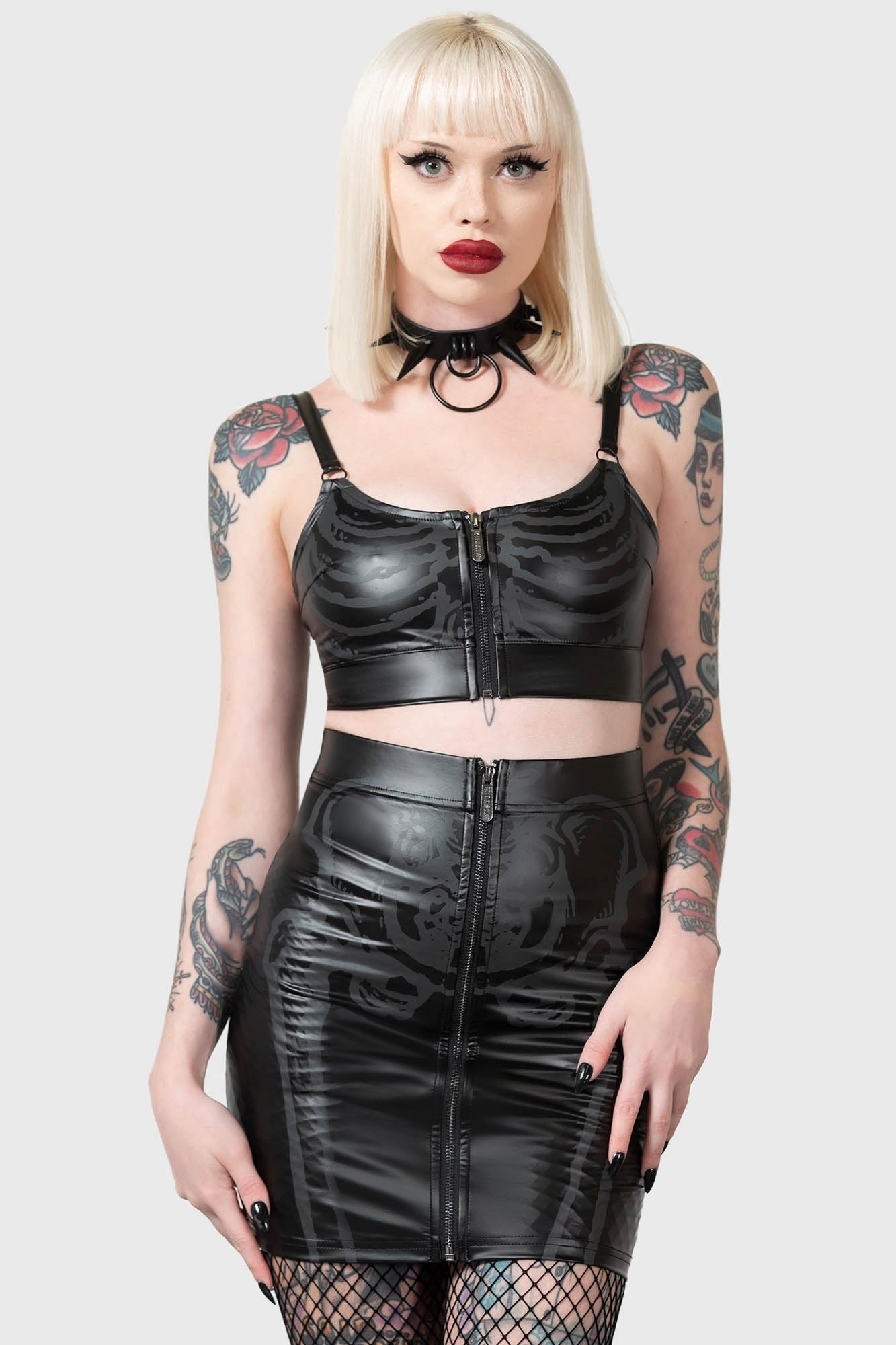 Killstar Skellington Skirt
