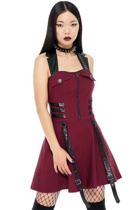 Killstar Psy-Ops Halterjurk Blood