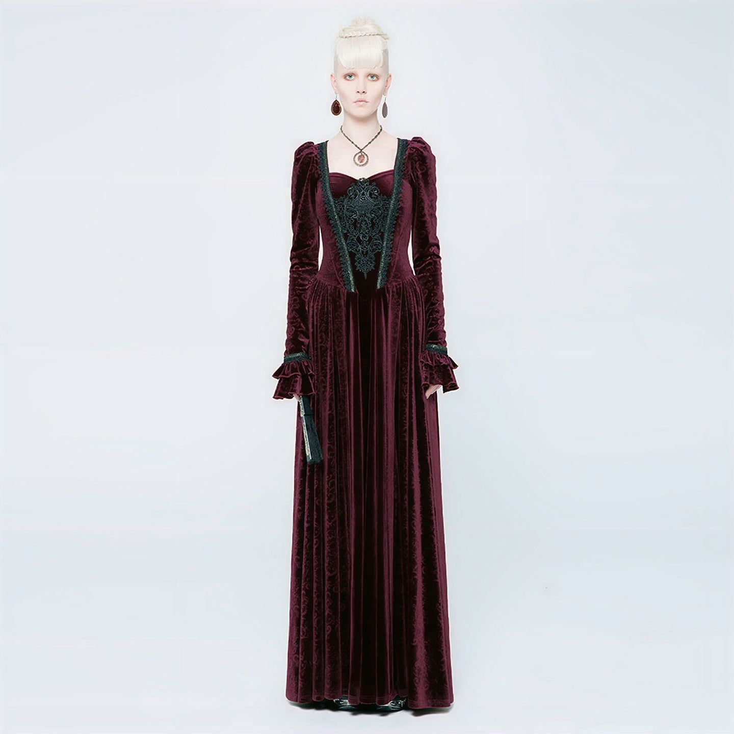 No Illusions Jurk Bordeaux