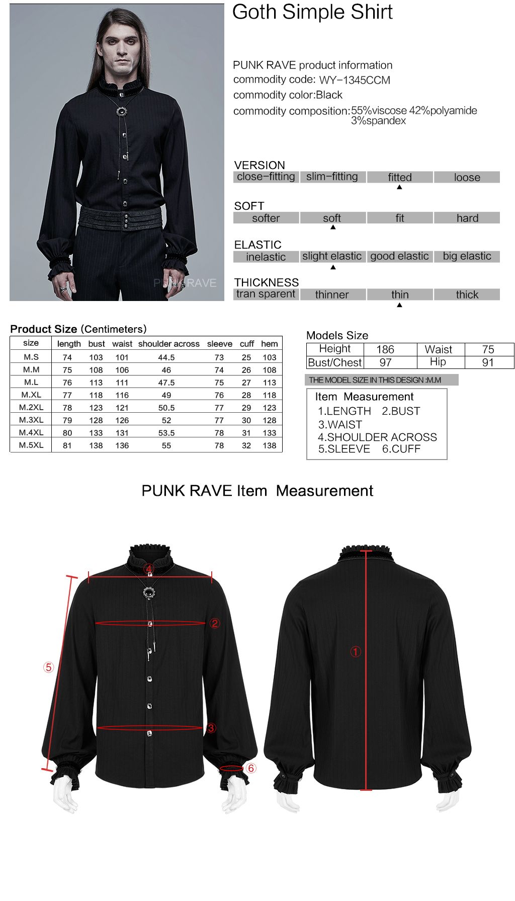 Tension Shirt Zwart