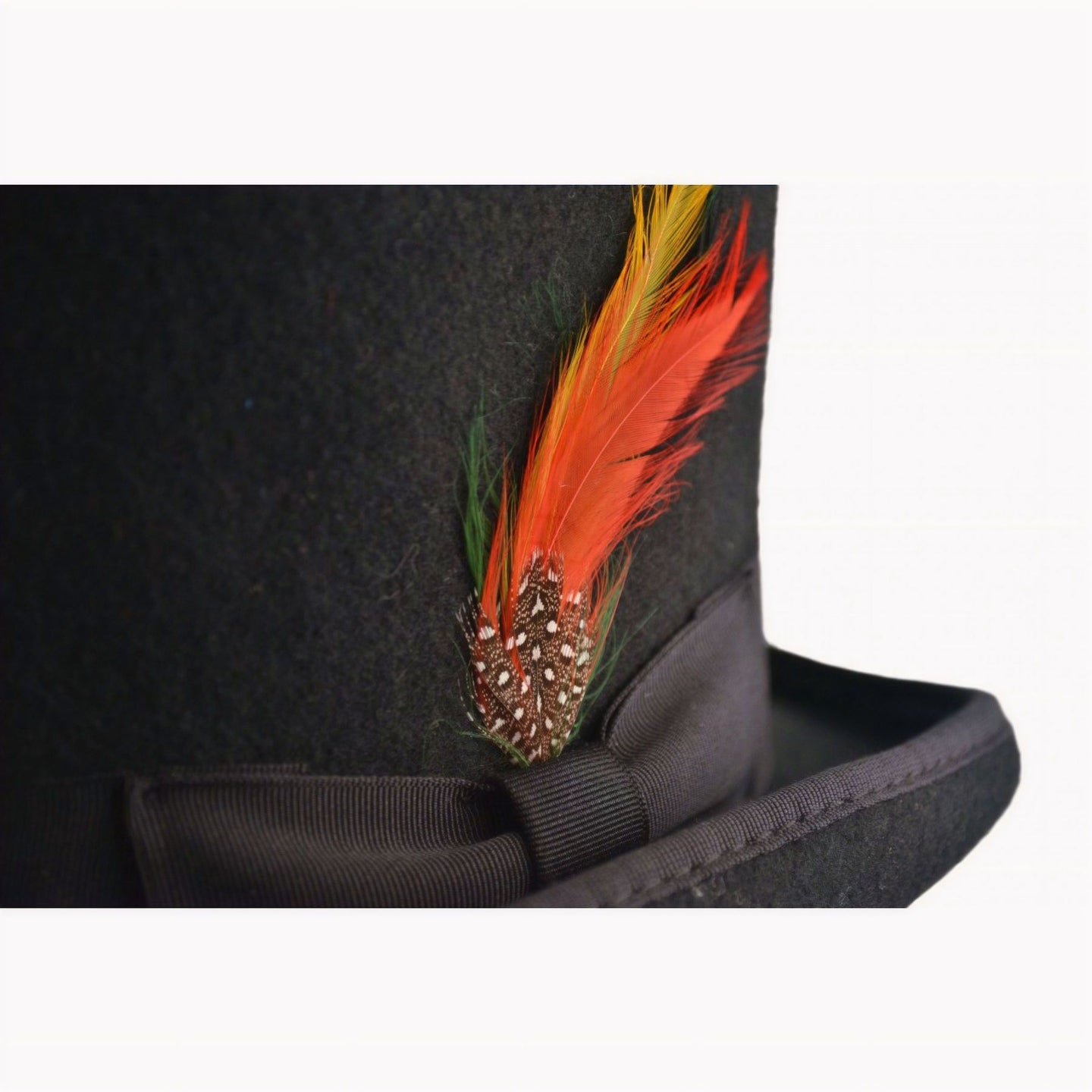 Topper Hat Wool Felt Black