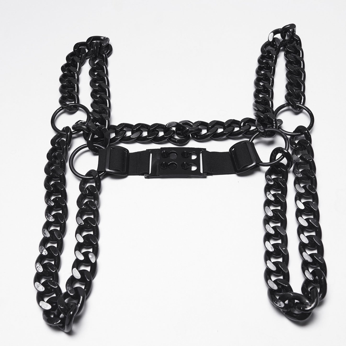 Punk Rave Claim Chain Harness Black