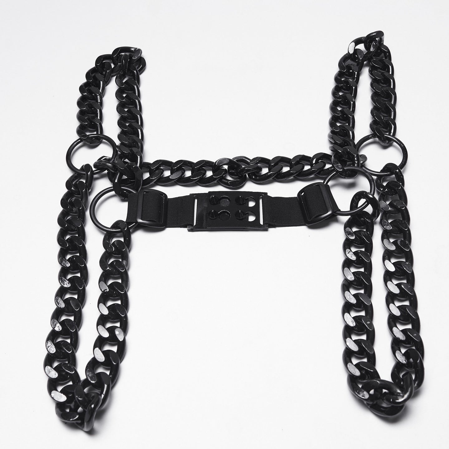 Punk Rave Claim Chain Harness Black