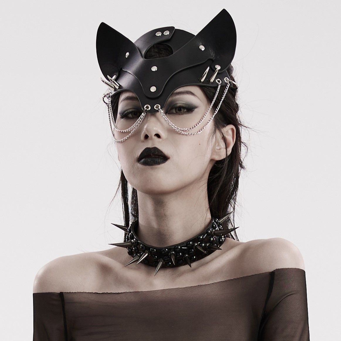 Chained Cat Mask