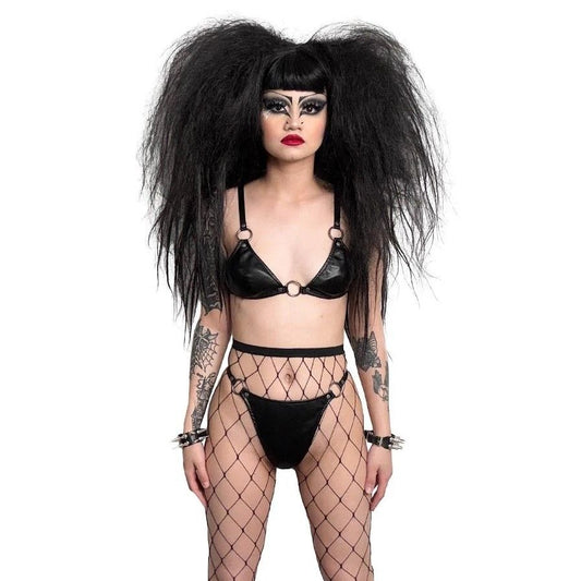 Matte Black Bikini Set