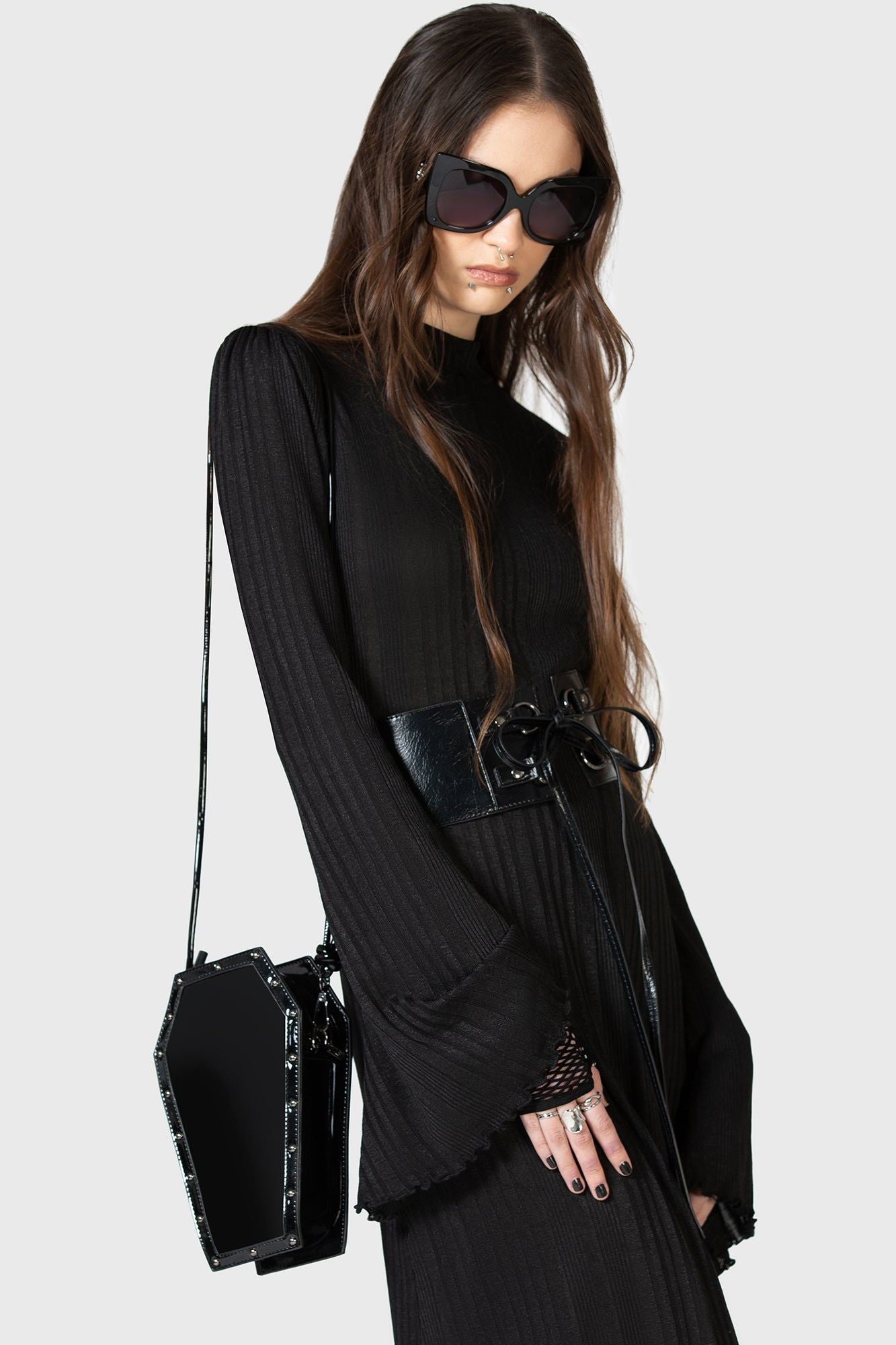 Unconfirmed Coffin Crossbody Tas