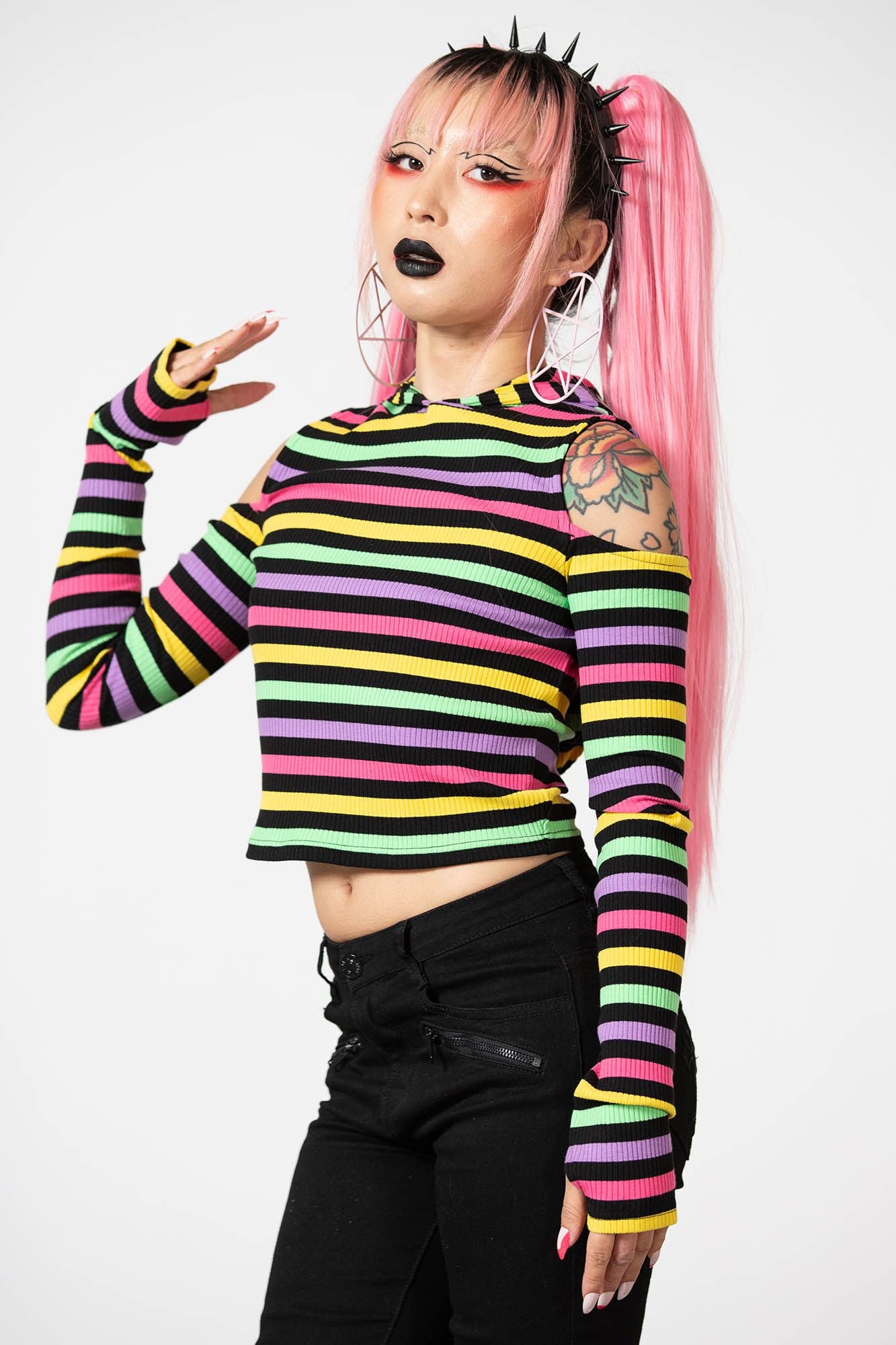 Killstar Dazzle Daze Hooded Top