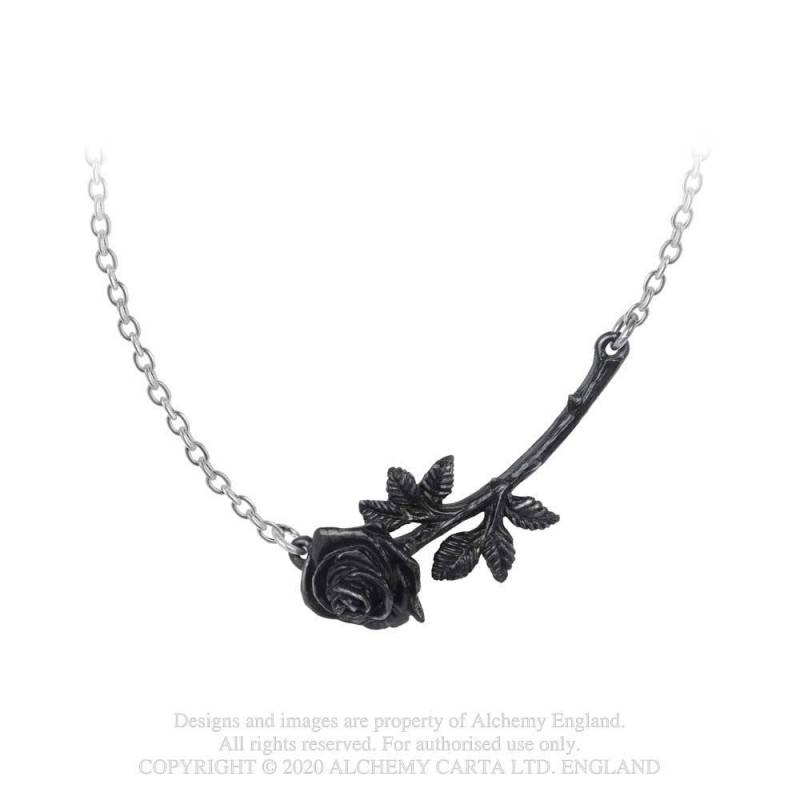 Black Rose Enigma Hanger - Halsketting
