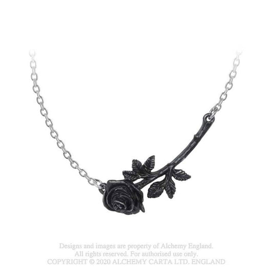 Black Rose Enigma Hanger - Halsketting