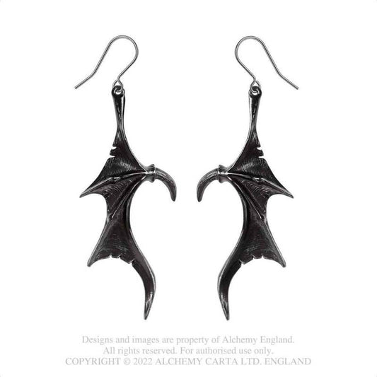 Wings of Midnight Oorbellen