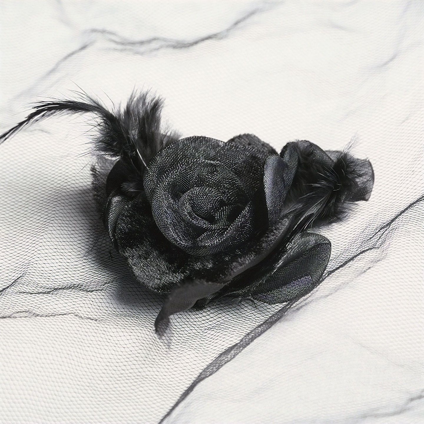 Black Roses Sluier S-224