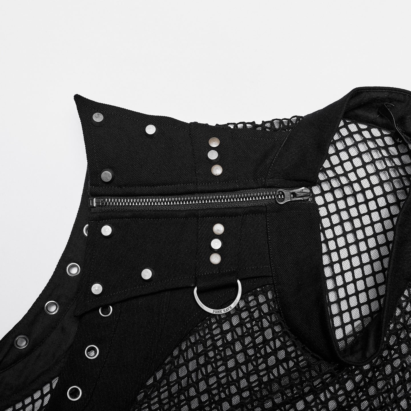 Burning Man Top Zwart