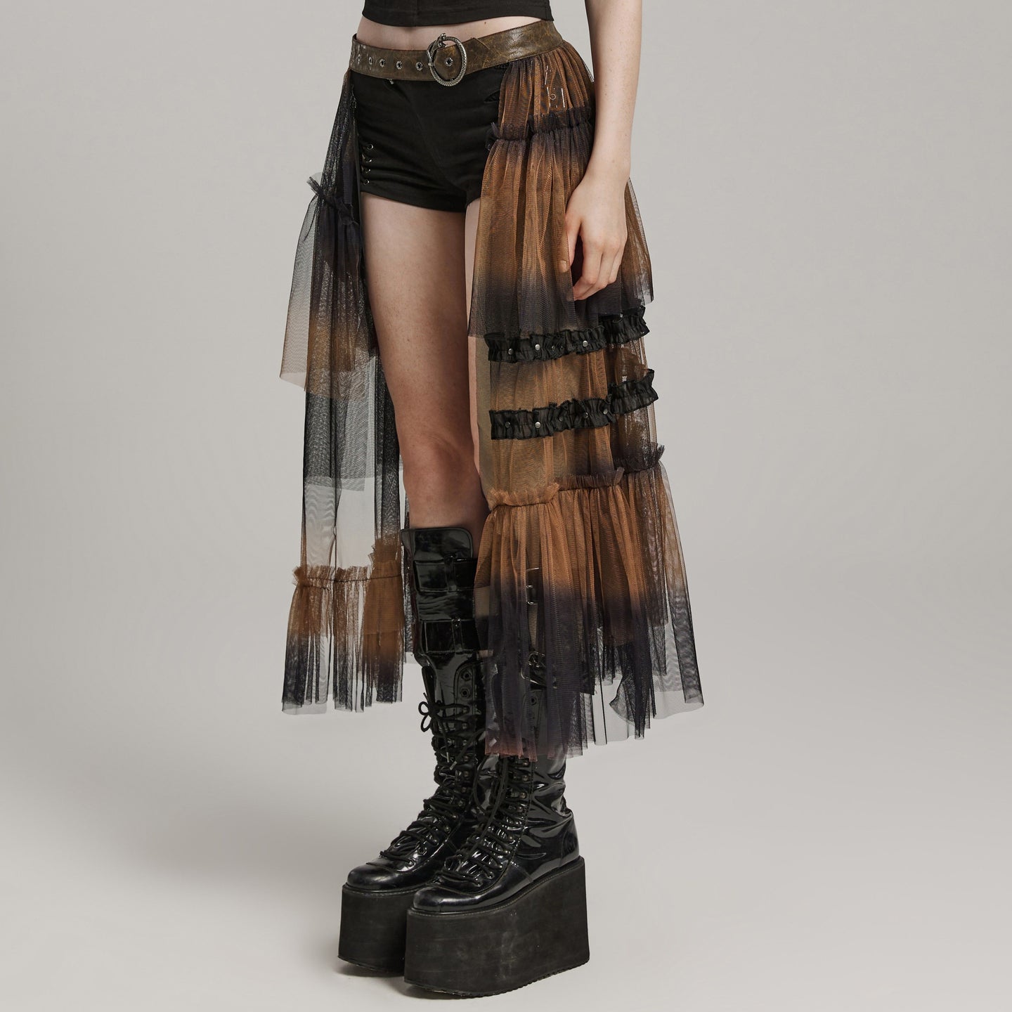 Reason Why Overskirt Black - Brown
