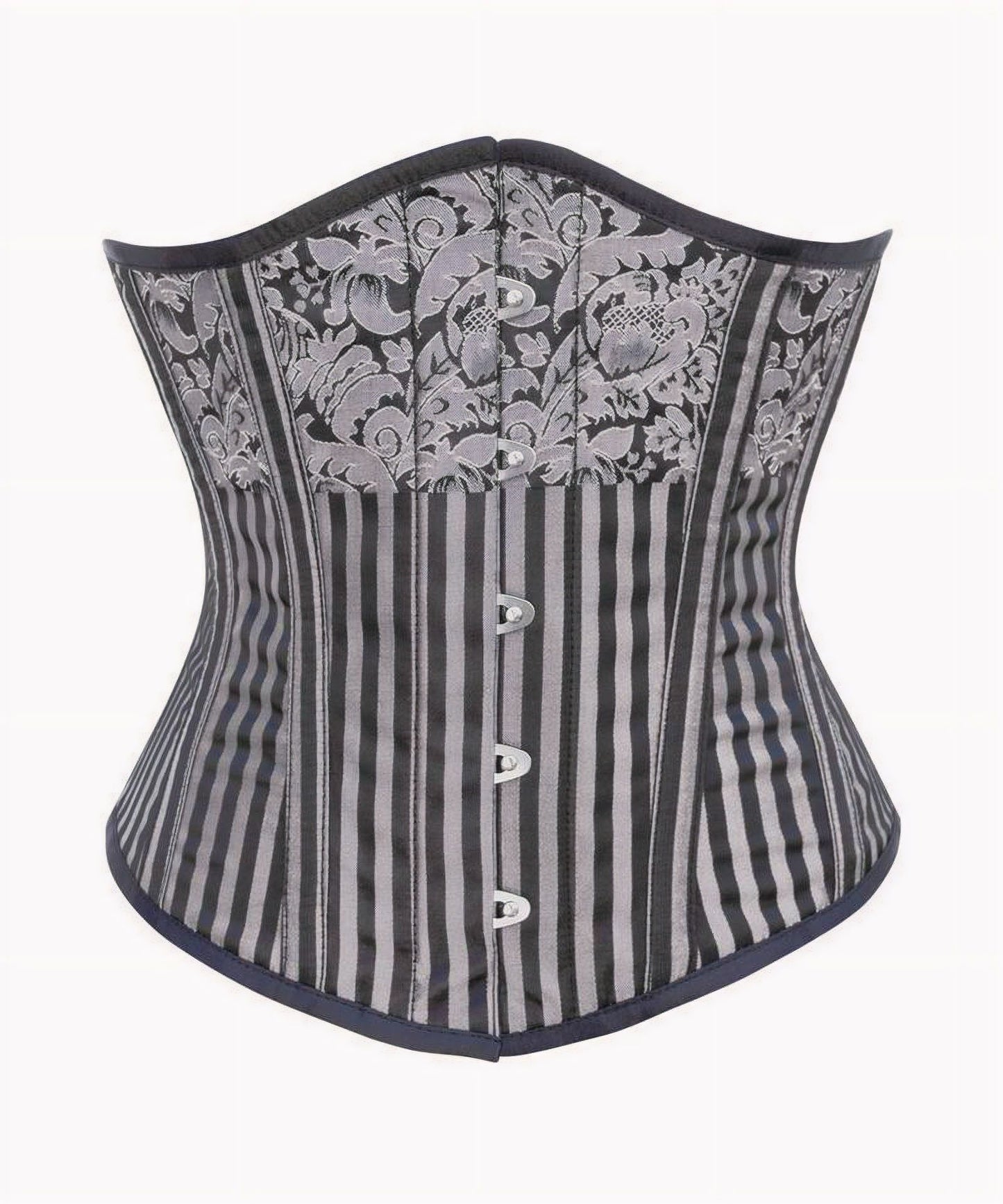 Foresight Underbust Korset Zilver/Zwart