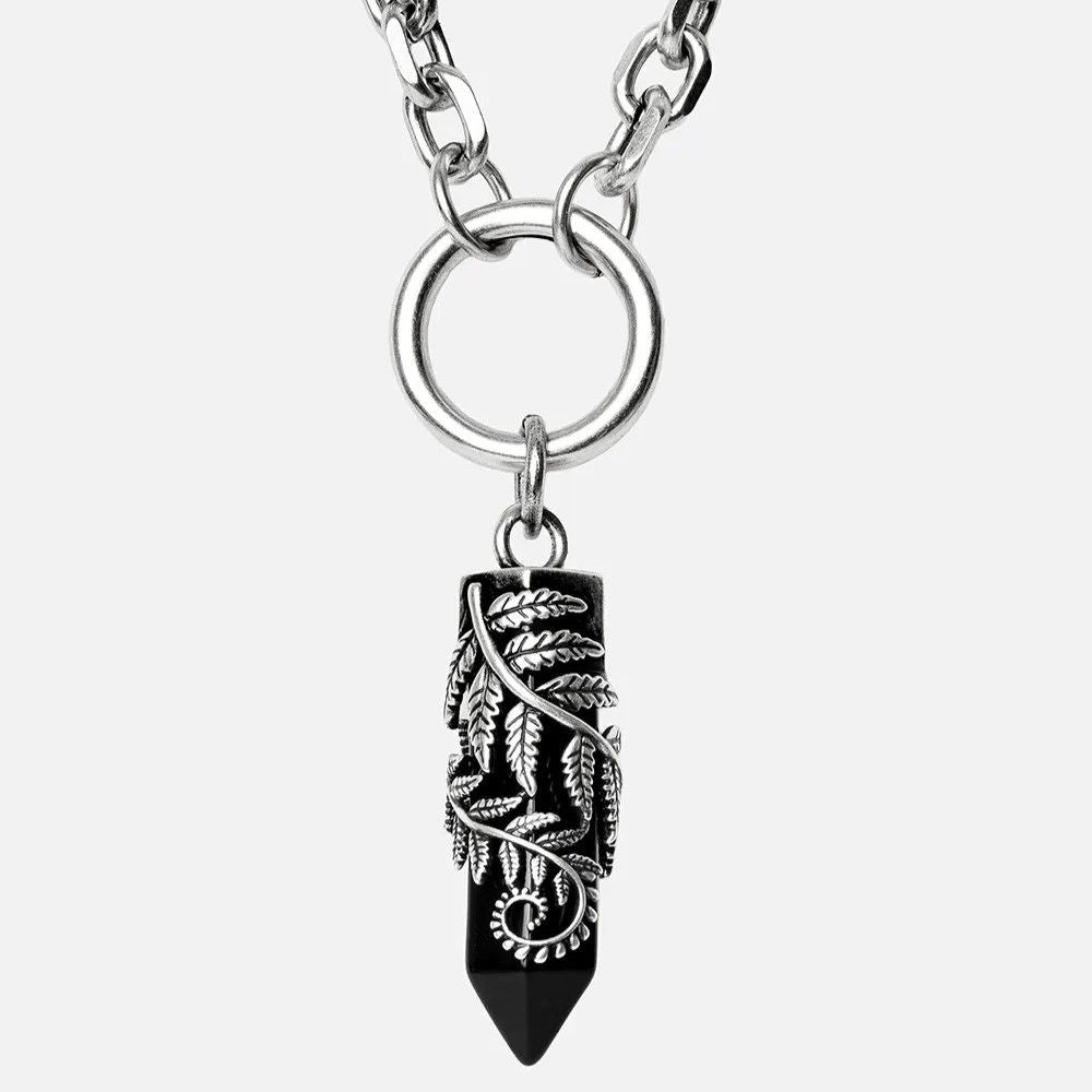 Crystal Fern O-ring Halsketting II