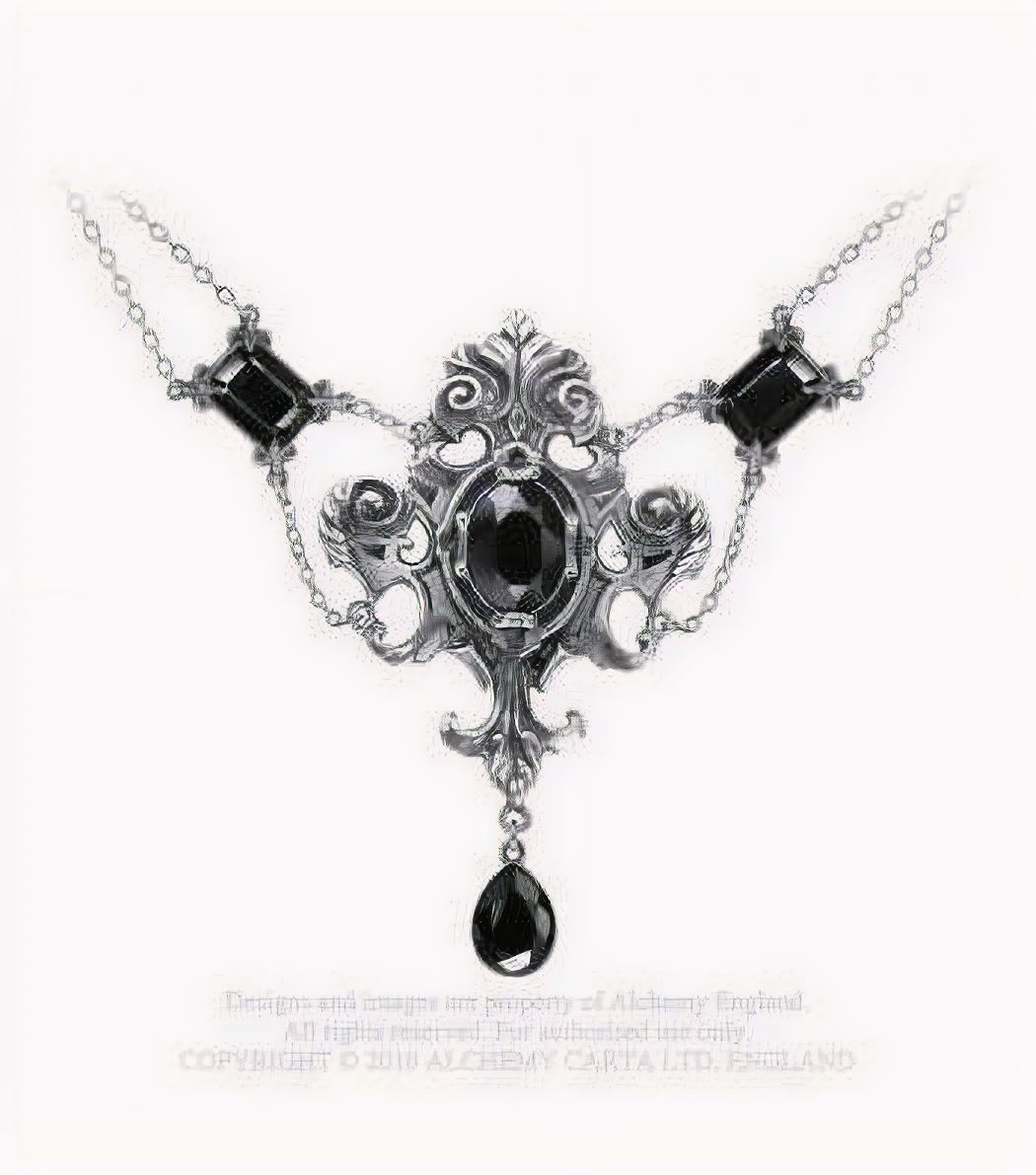 Queen of the Night Halsketting Zwart