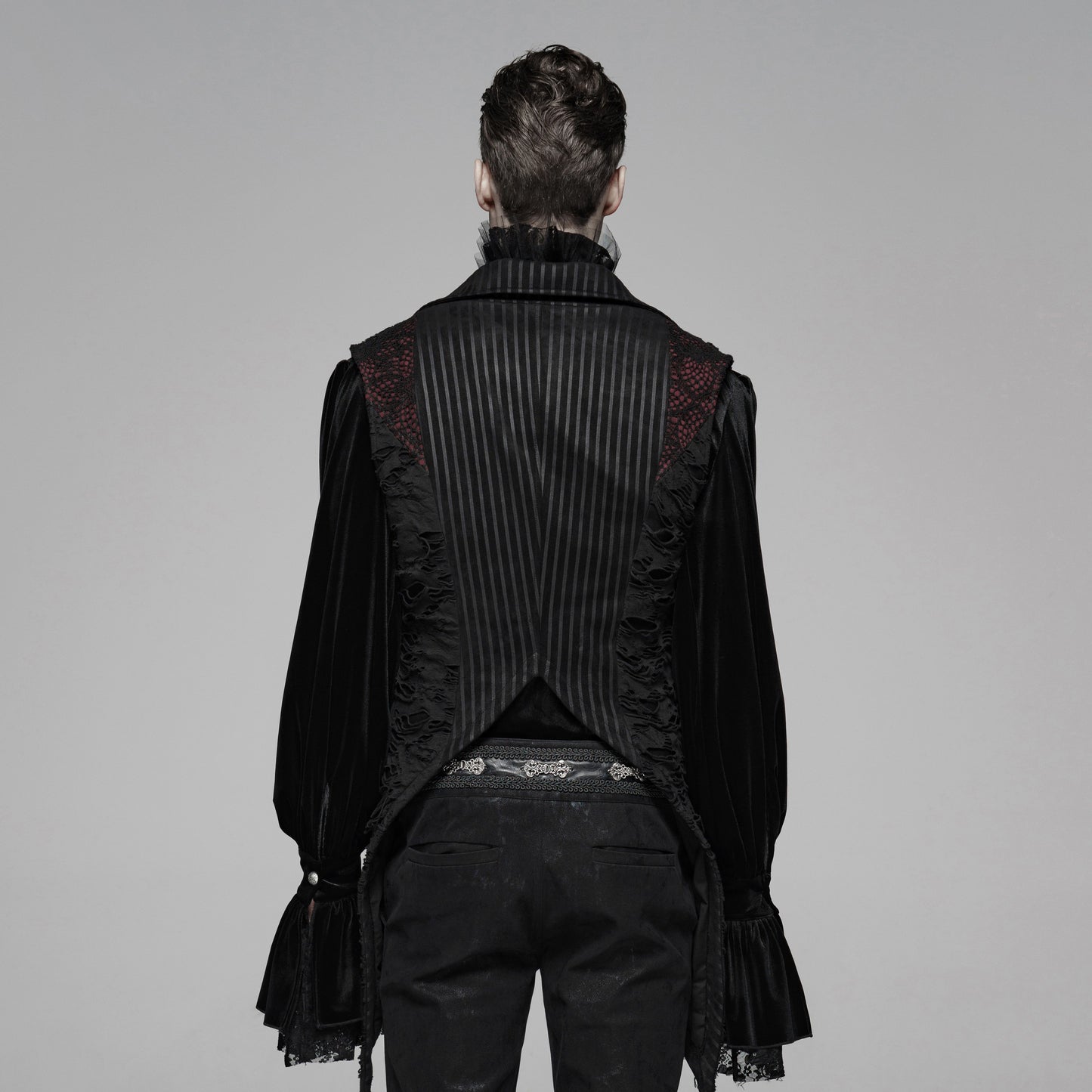 Change Our Way Gilet Zwart - Rood