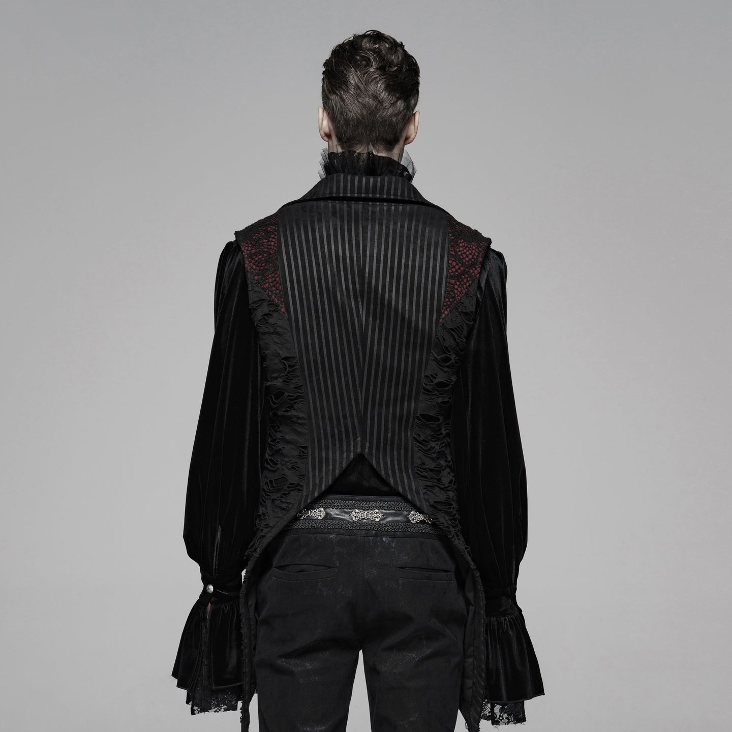 Change Our Way Gilet Zwart - Rood