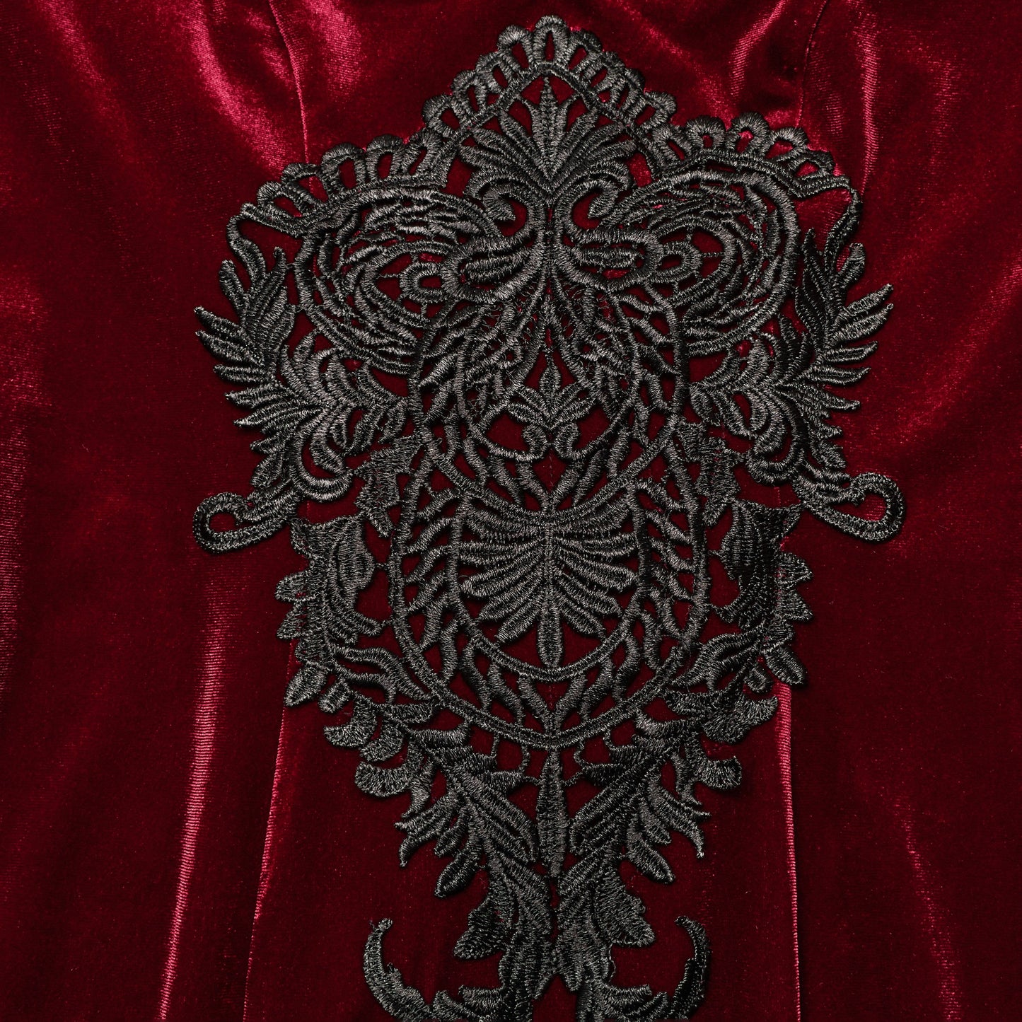 Superstition Dress Red - Black