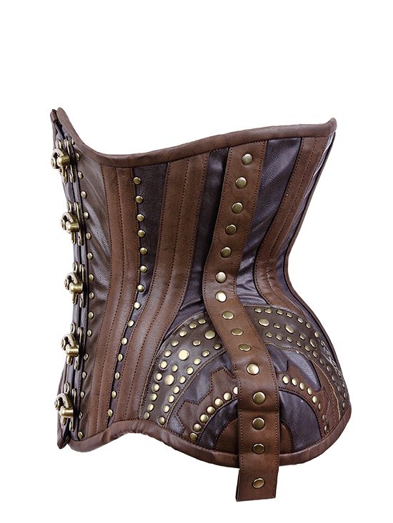 WH7 Steampunk Gears Underbust Korset