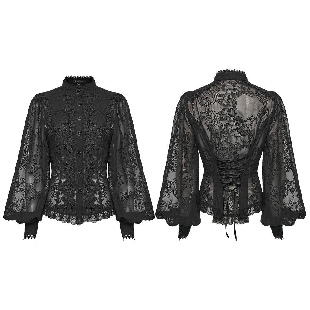 Punk Rave Eternity Blouse Zwart