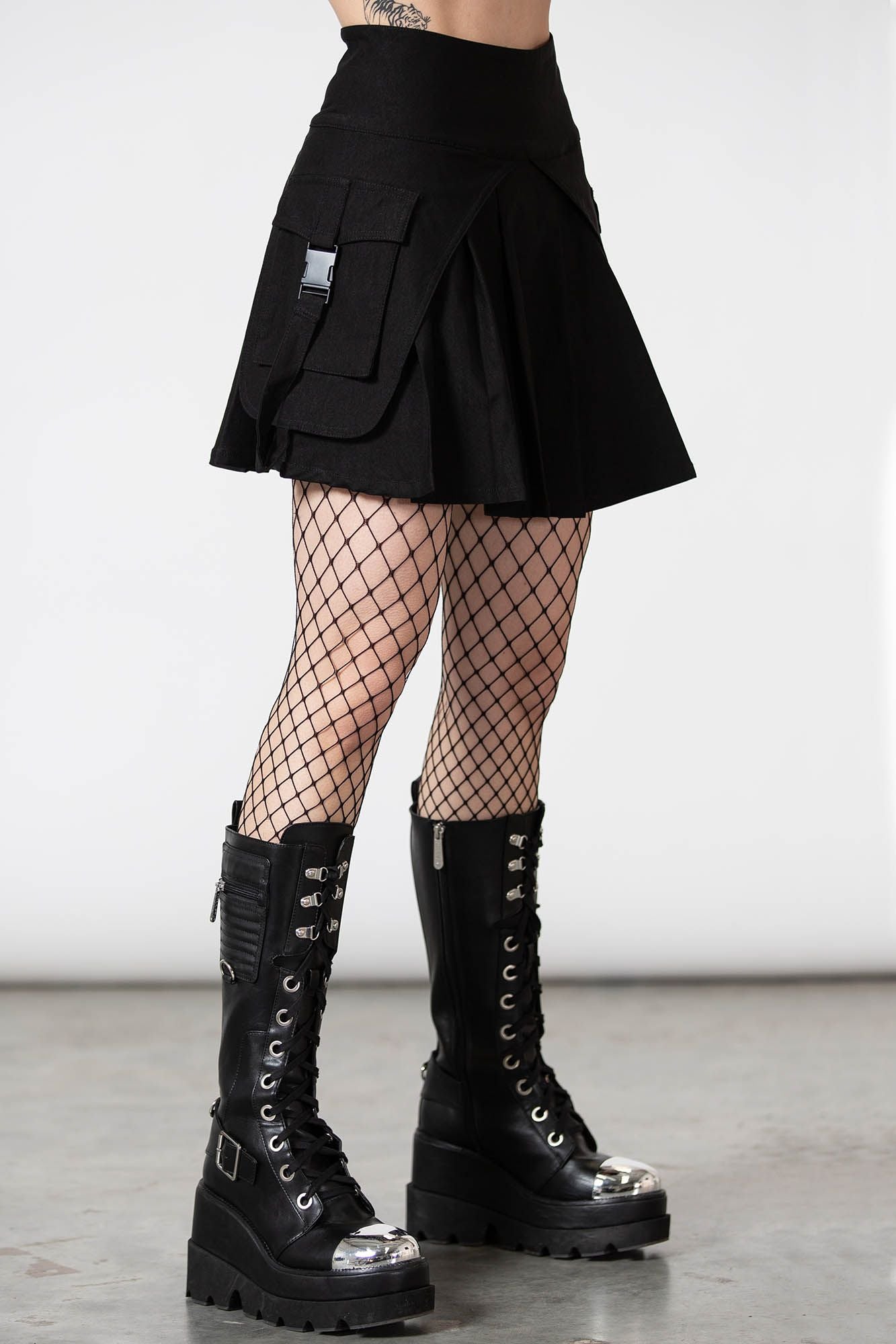 Killstar Vanya Pleated Minirok