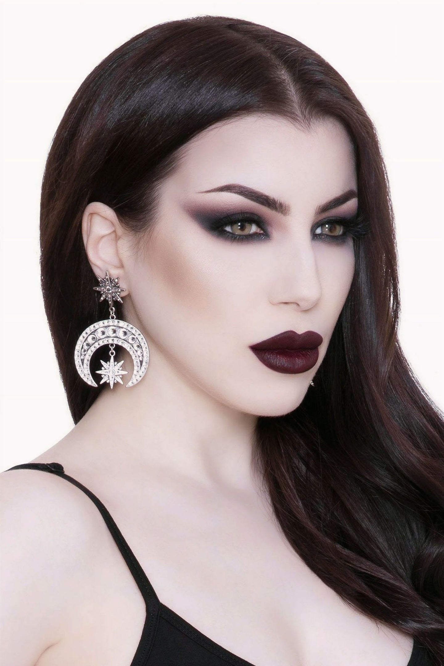 Killstar Zephirah Crescent Earrings