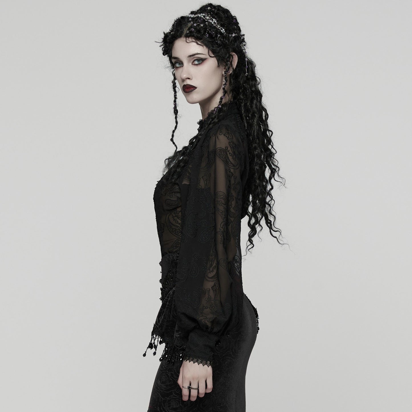 Punk Rave Eternity Blouse Zwart