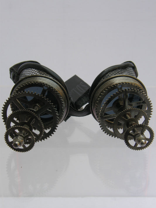 Mesh Goggles Gunmetal Telescopic Cogs
