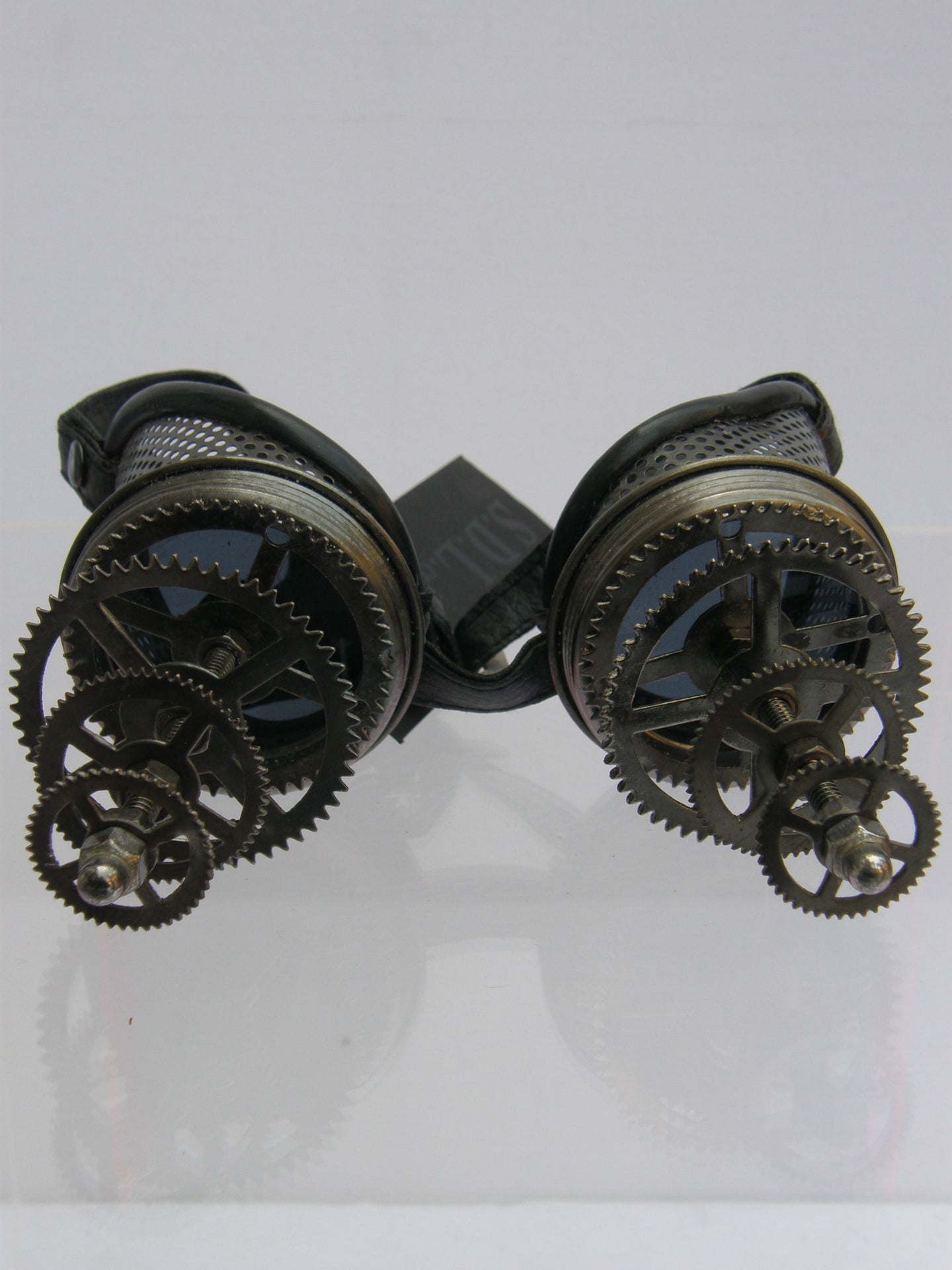 Mesh Goggles Gunmetal Telescopic Cogs
