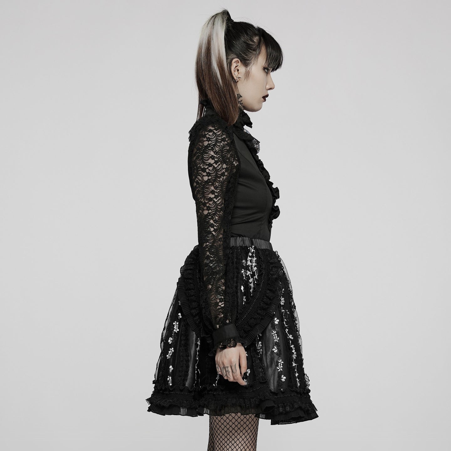Blossom Skirt Black