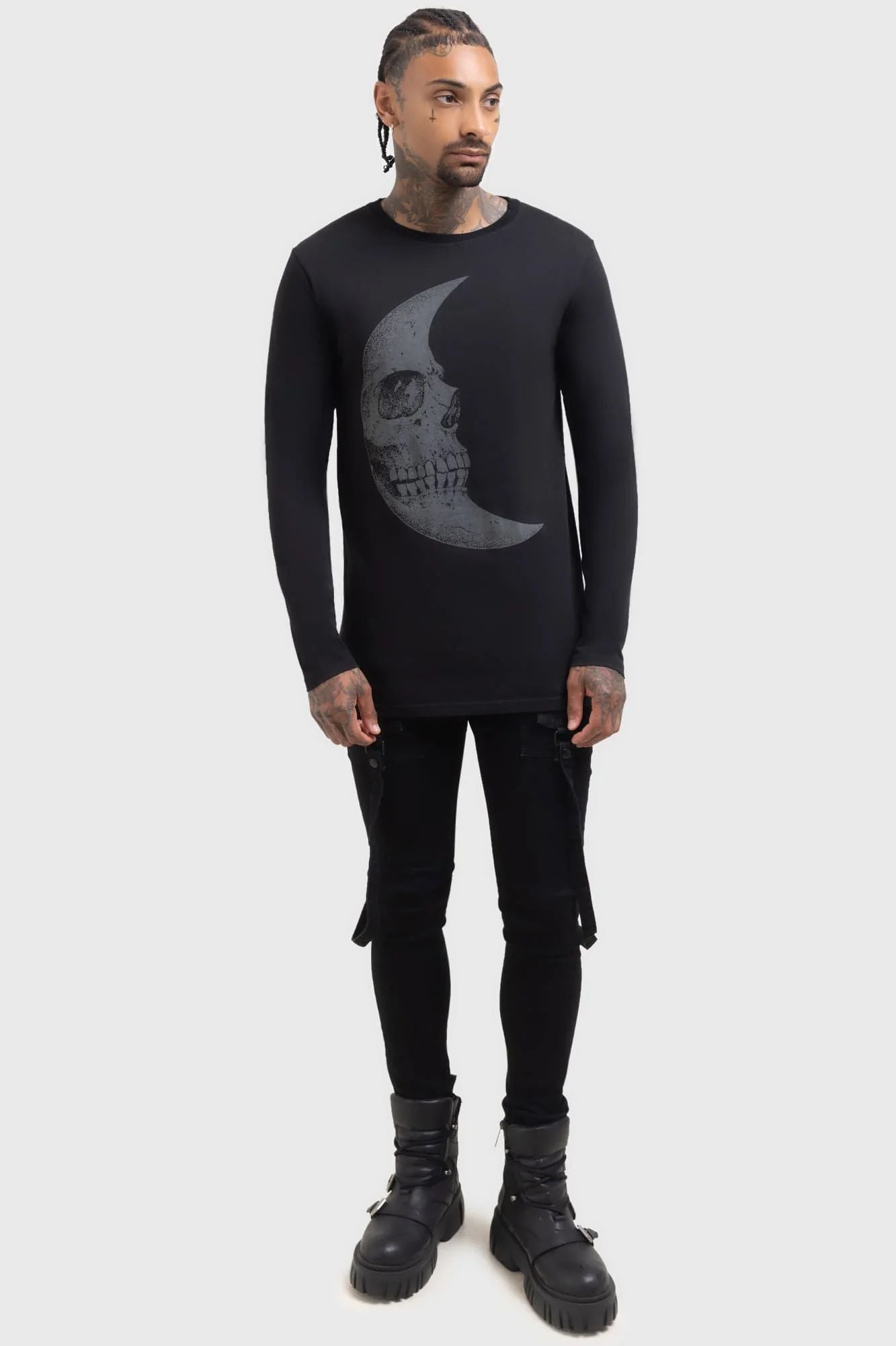 Kihilist Lunar Crescent Long Sleeve Top