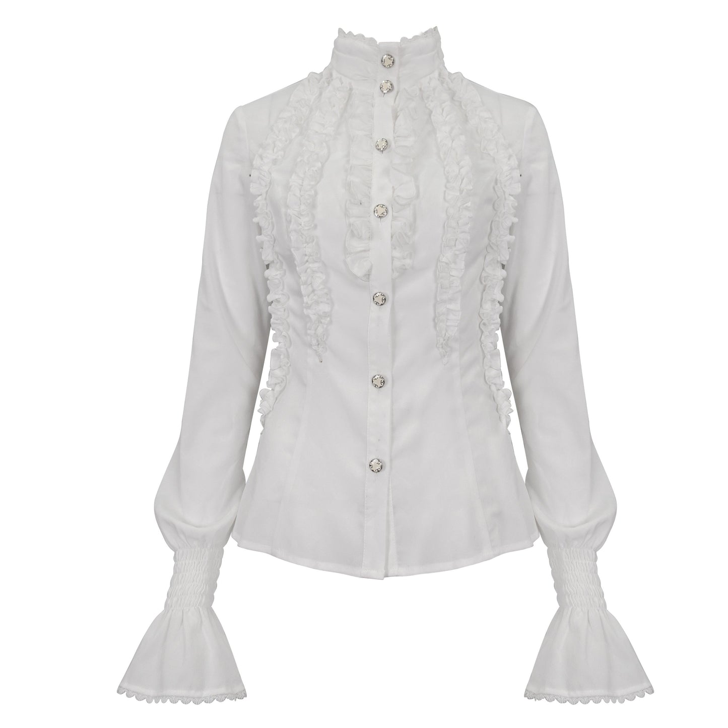 Devil Fashion Bluff Blouse Wit