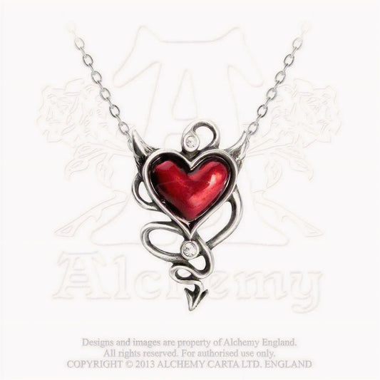 Devil Heart Hanger/Halsketting