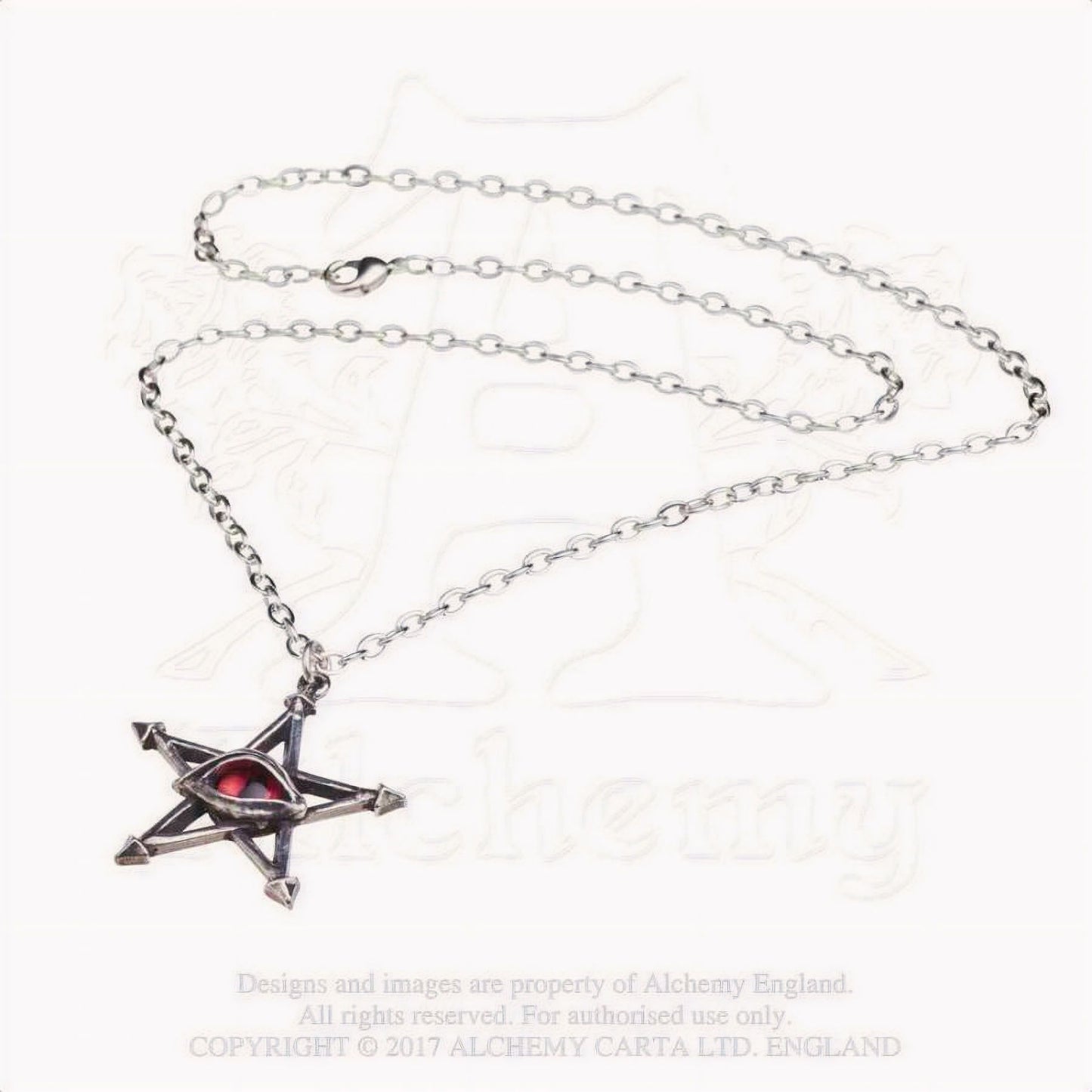 Red Curse Pendant - Necklace