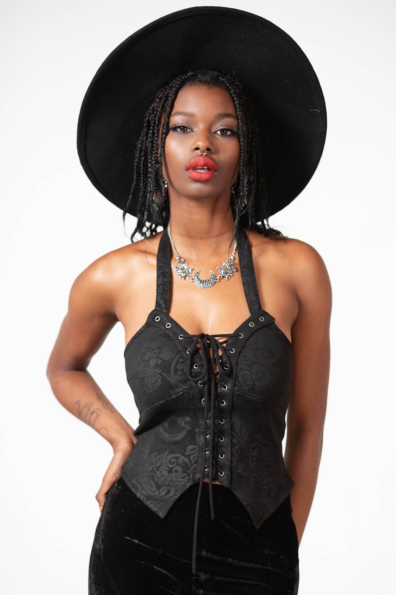 Killstar Prinna Lace-Up Top