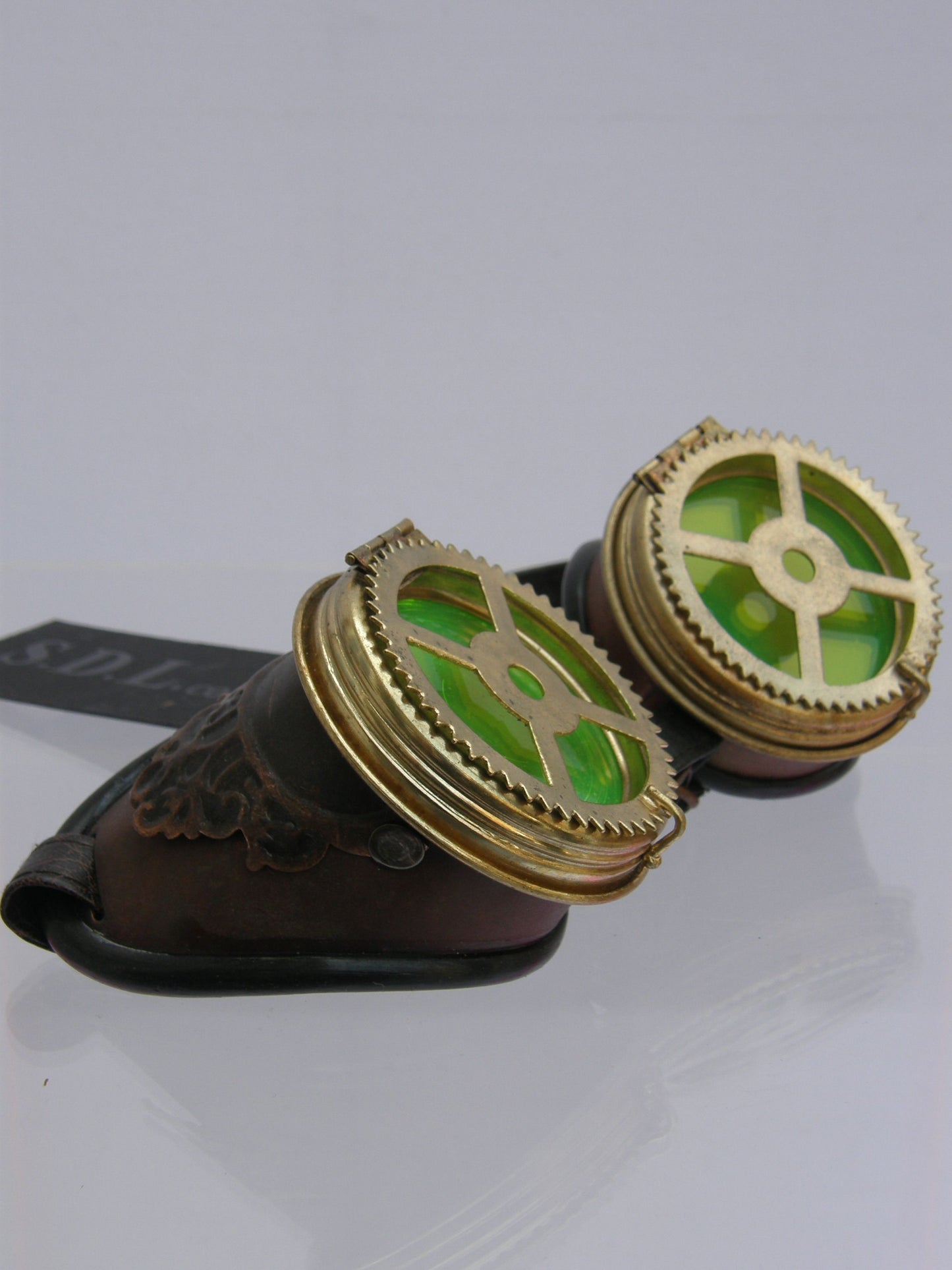 Steampunk Goggles Raised Cog Fronts