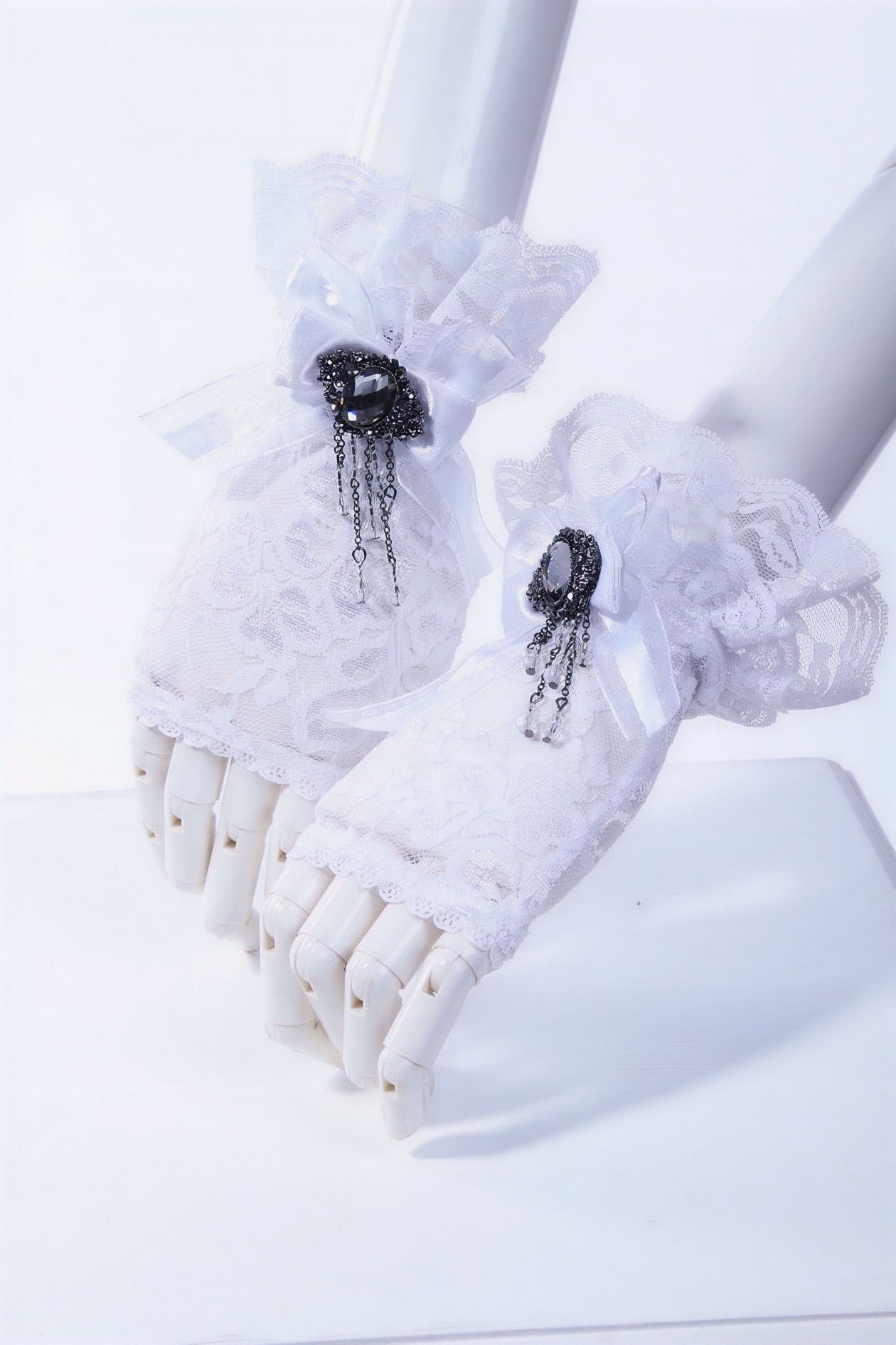 Handschoenen Rhinestones and Bows